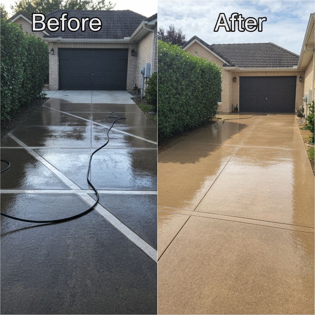 Before and After Pressure Washing in Lakewood Ranch, Manatee County